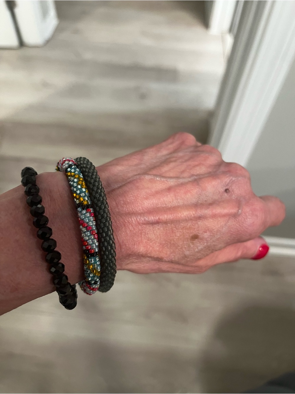 Set of 3 bracelets Laura and Lily and bead bracelet